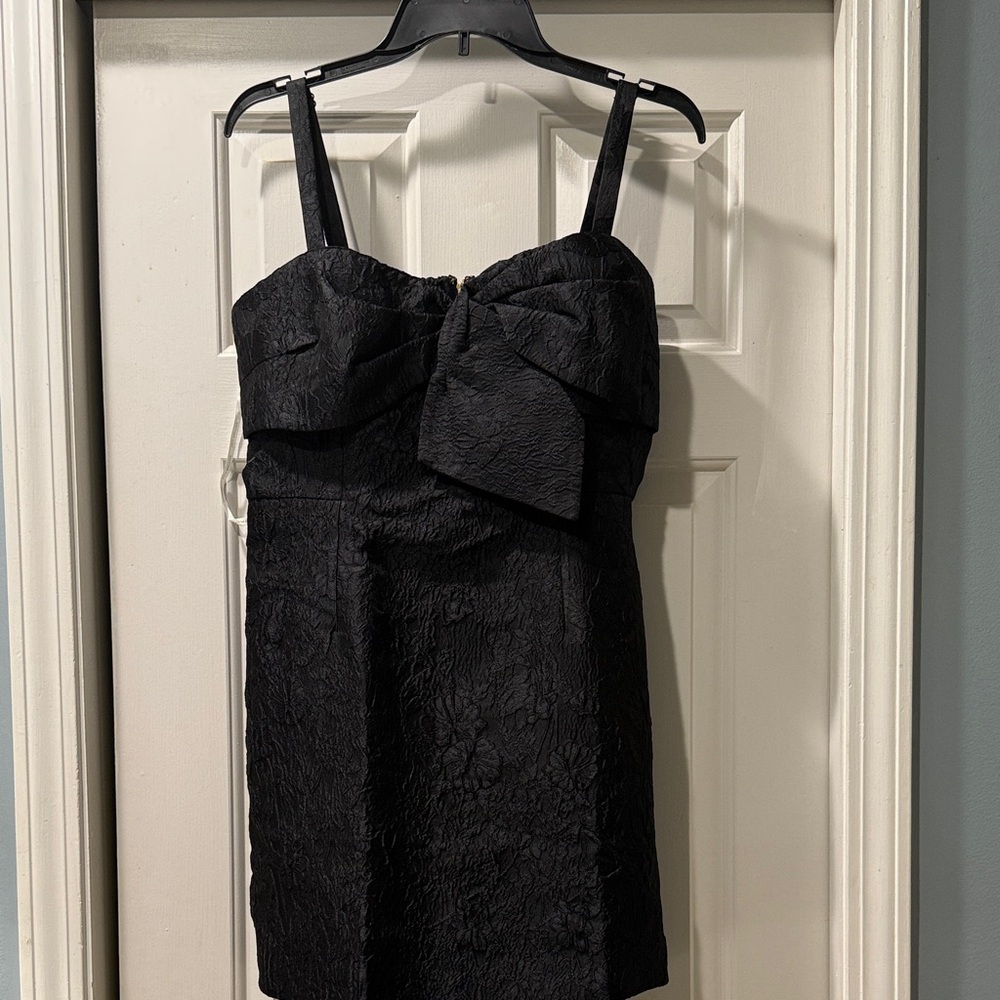 Lilly Pulitzer Black Dress with Textured Detail